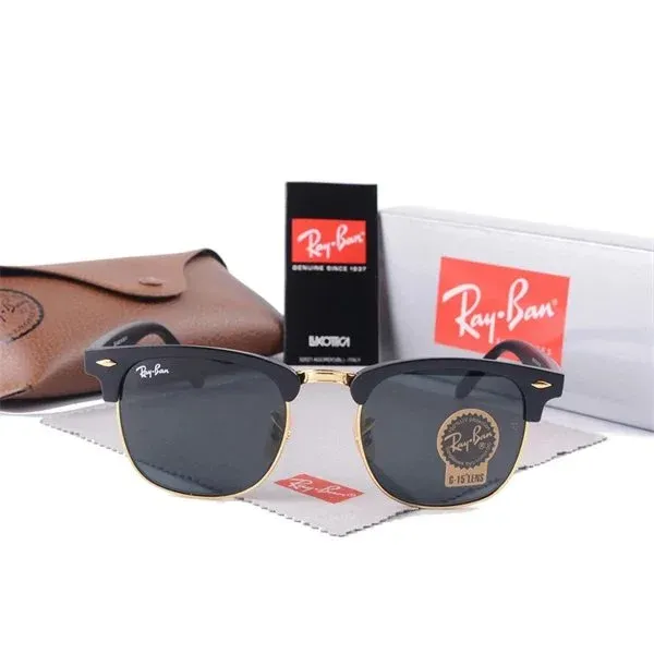 Ray-Ban Clubmaster Black/Gray Sunglasses - 18