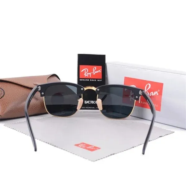 Ray-Ban Clubmaster Black/Gray Sunglasses - 14