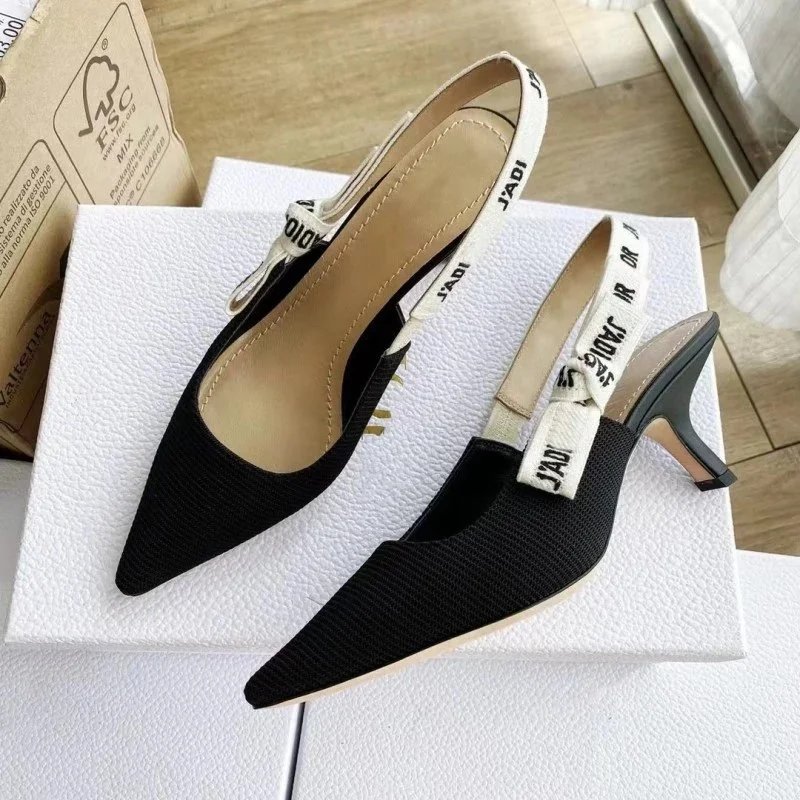 6.5cm Striped Black