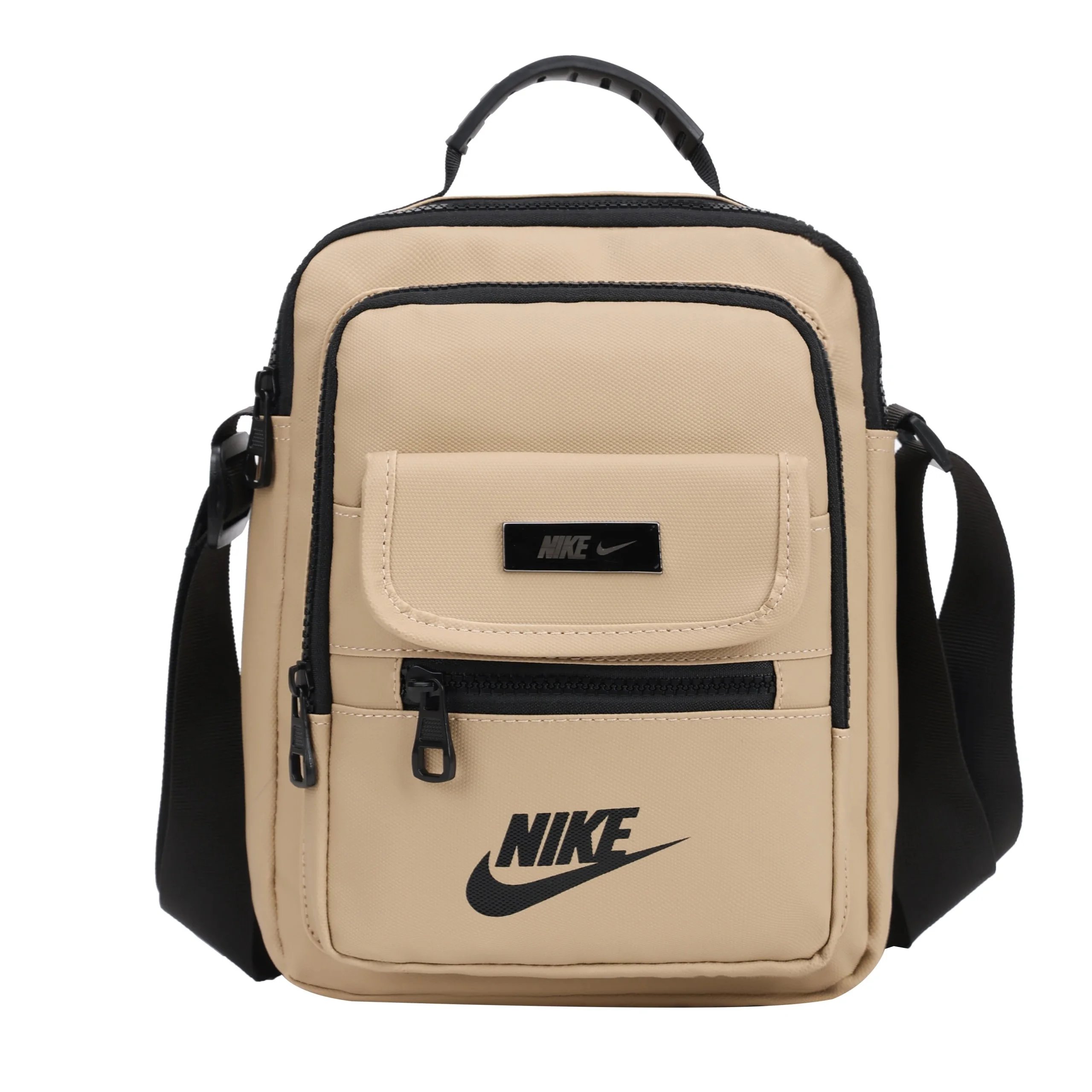 Nike Swoosh Mesh-Overlay Black Backpack - 16