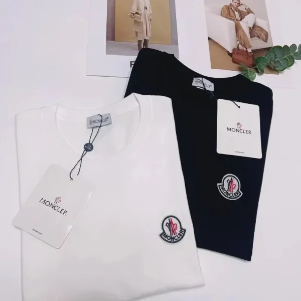 Moncler Logo Patch White T-Shirt - 13