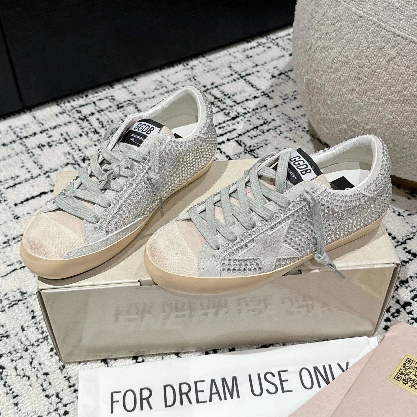 Golden Goose Sneakers Super-Star distressed star image 5