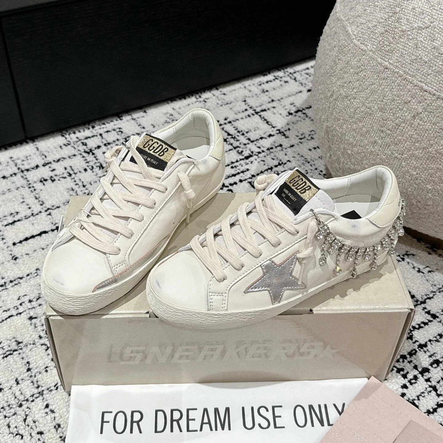 Golden Goose Sneakers Super-Star distressed star image 6