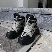 Rick Owens Megalace Tractor Boots — seller photo 3