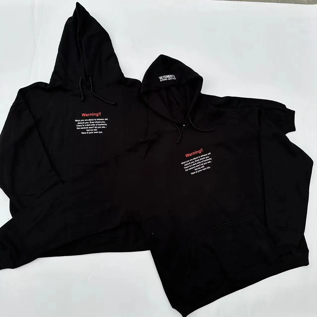 Vetements Dark Web Sudadera con Capucha