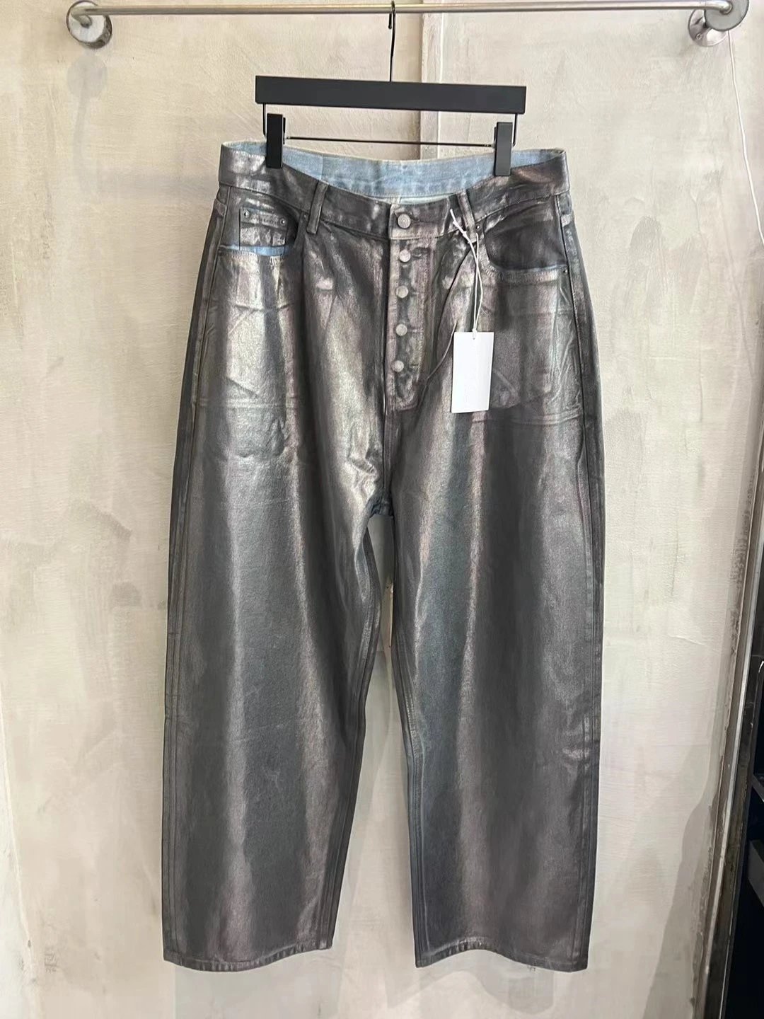 Acne Studios Waxed Denim Carti Jeans Lol