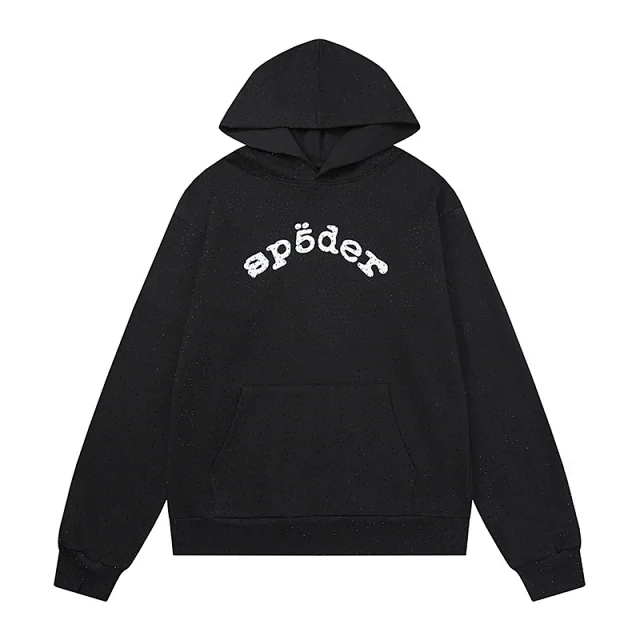 Spöder Hoodies & Sweatshirts Rhinestone Logo Pullover Hoodie product detail image 11