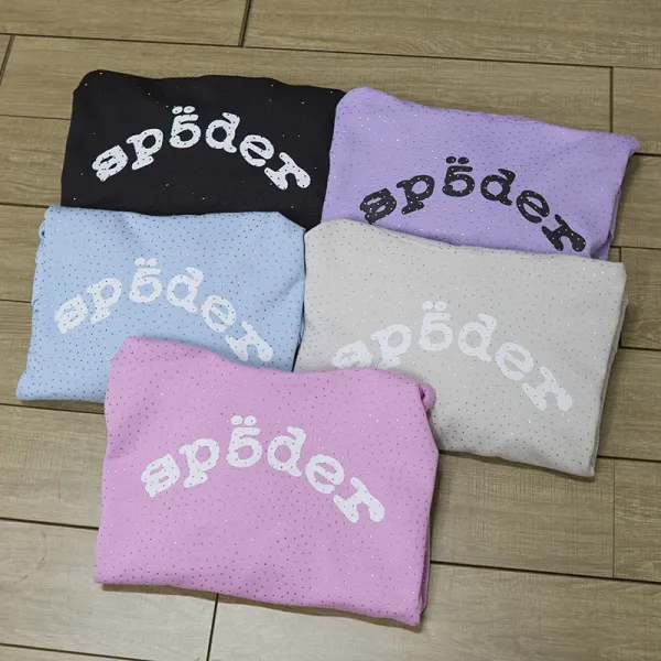 Spöder Logo Hoodie Lavender Glitter - 6