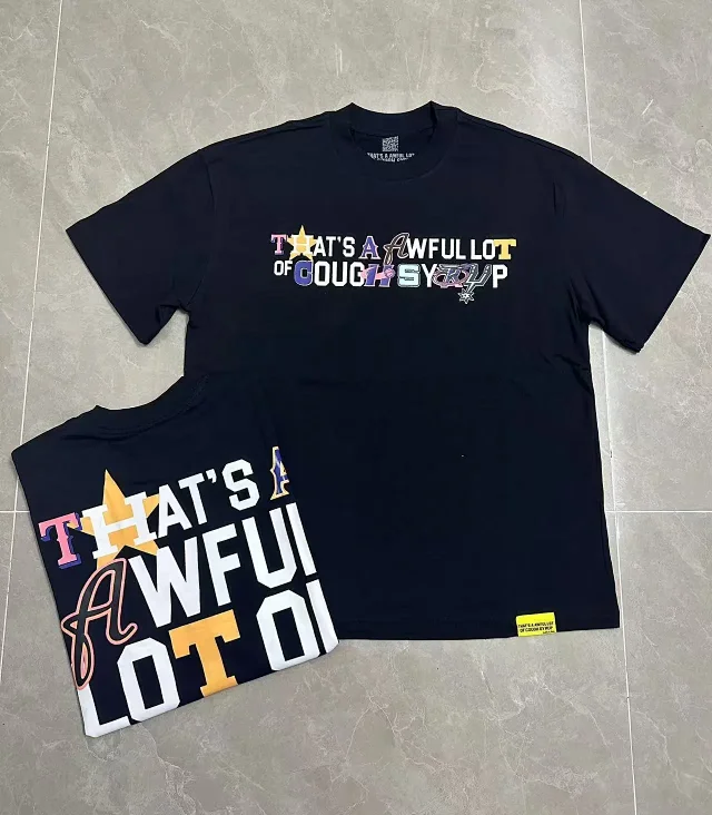 That's a Awful Lot of Cough Syrup T-Shirts Short-Sleeve Slogan Graphic product detail image 18