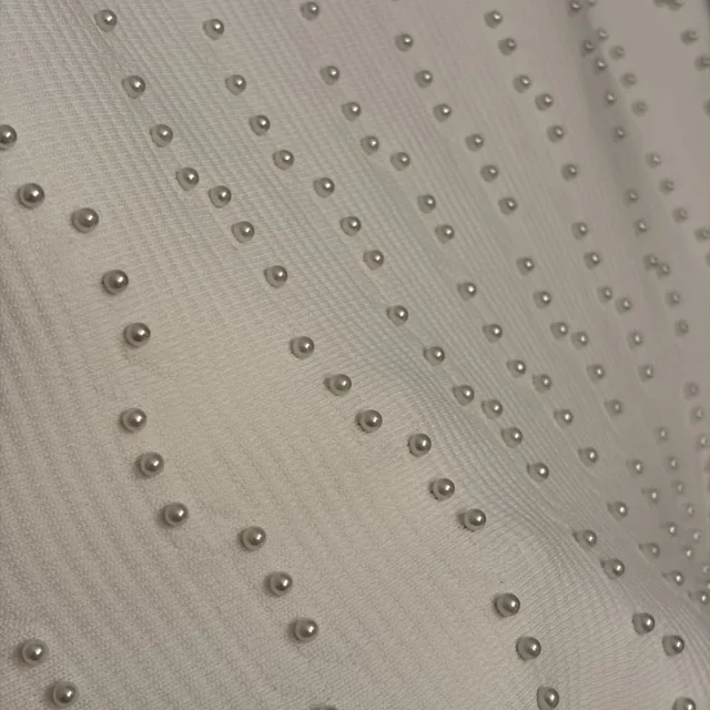Unbranded Dresses Sleeveless Ribbed Knit Dress with Pearl Embellishments product detail image 8