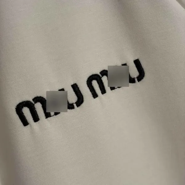Miu Miu Polo and Track Pants Set Brown with White Stripes - 10