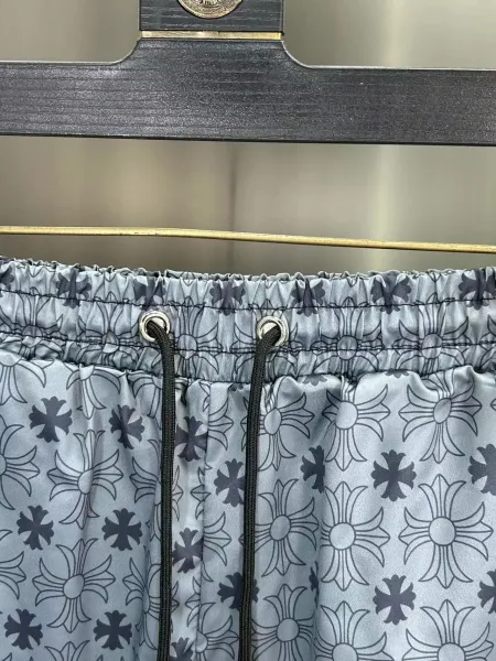 Versace Floral Print Navy Blue Drawstring Shorts - 9