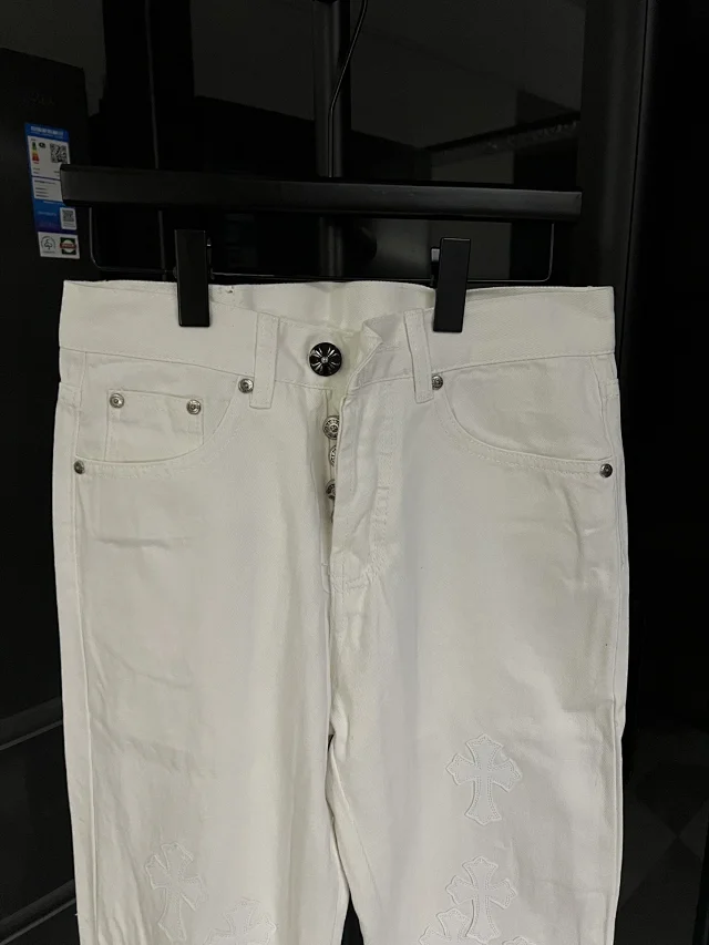 Unbranded Jeans Straight-Leg with Cross Appliqué product detail image 6