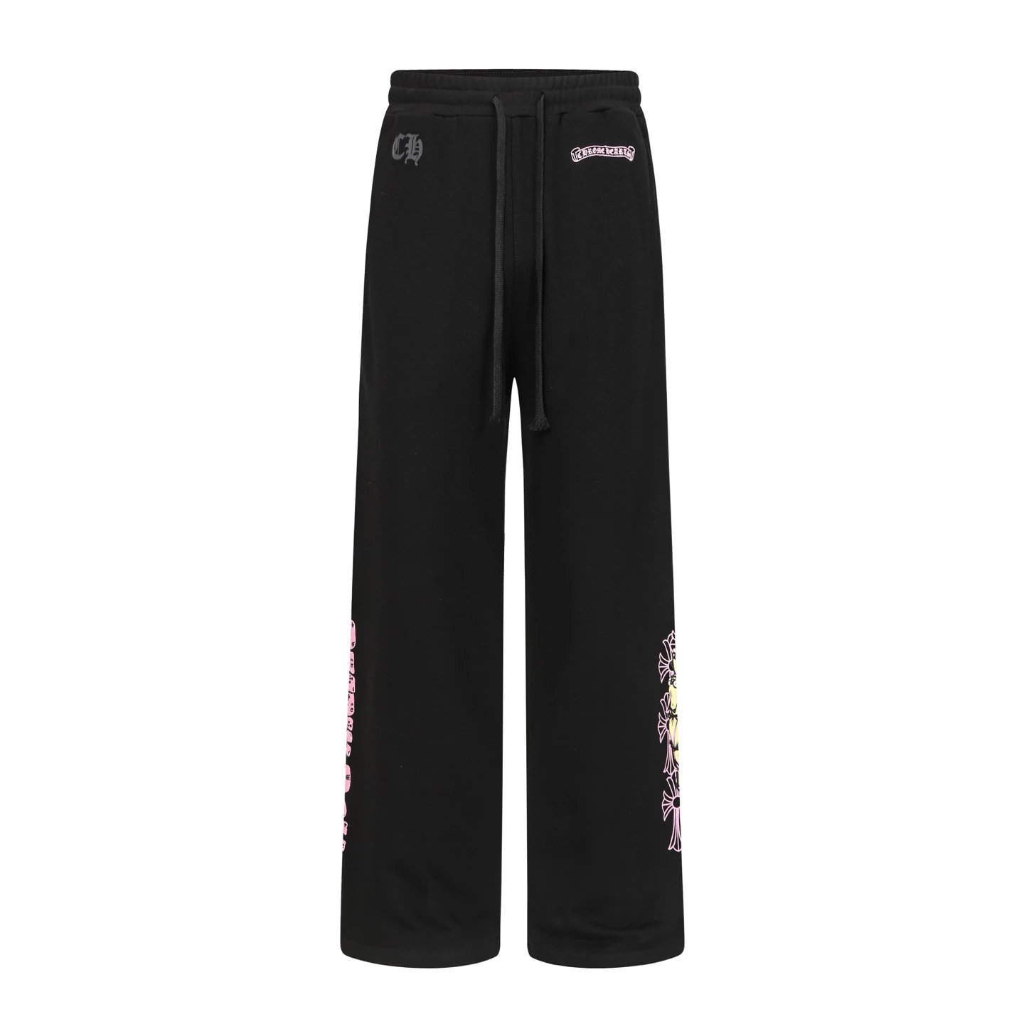 Chrome Hearts Trousers Drawstring wide-leg with cross graphics image 2