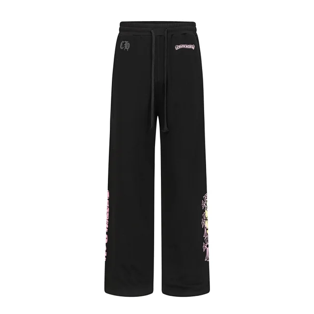 Chrome Hearts Trousers Drawstring wide-leg with cross graphics product detail image 4