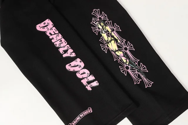 Chrome Hearts Trousers Drawstring wide-leg with cross graphics product detail image 10