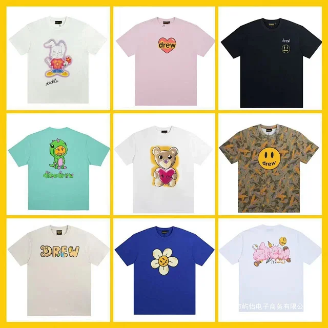 Drew House T-Shirts Smiley Graphic product detail image 2