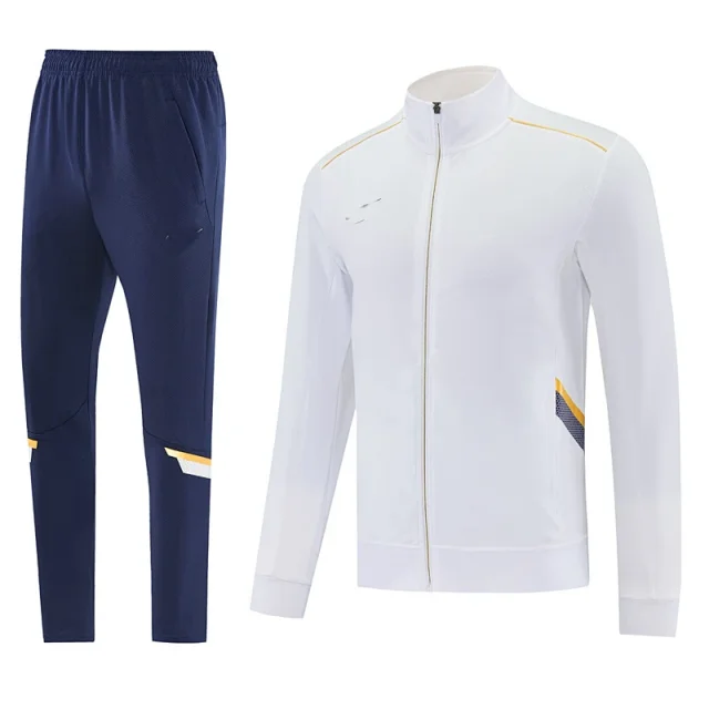 Unbranded Tracksuits Zip-Front Stand-Collar Striped Tracksuit product detail image 11