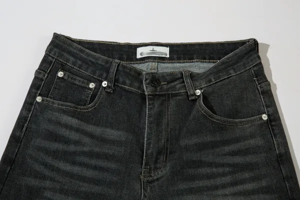 Stone Island Shadow Project Distressed Black Jeans - 8