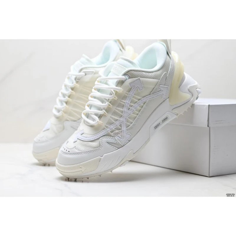 Off-White Odsy-2000 White Mint Sneakers Chunky Sneakers