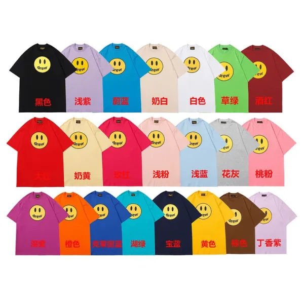 Drew House Smiley Face Red T-Shirt - 3