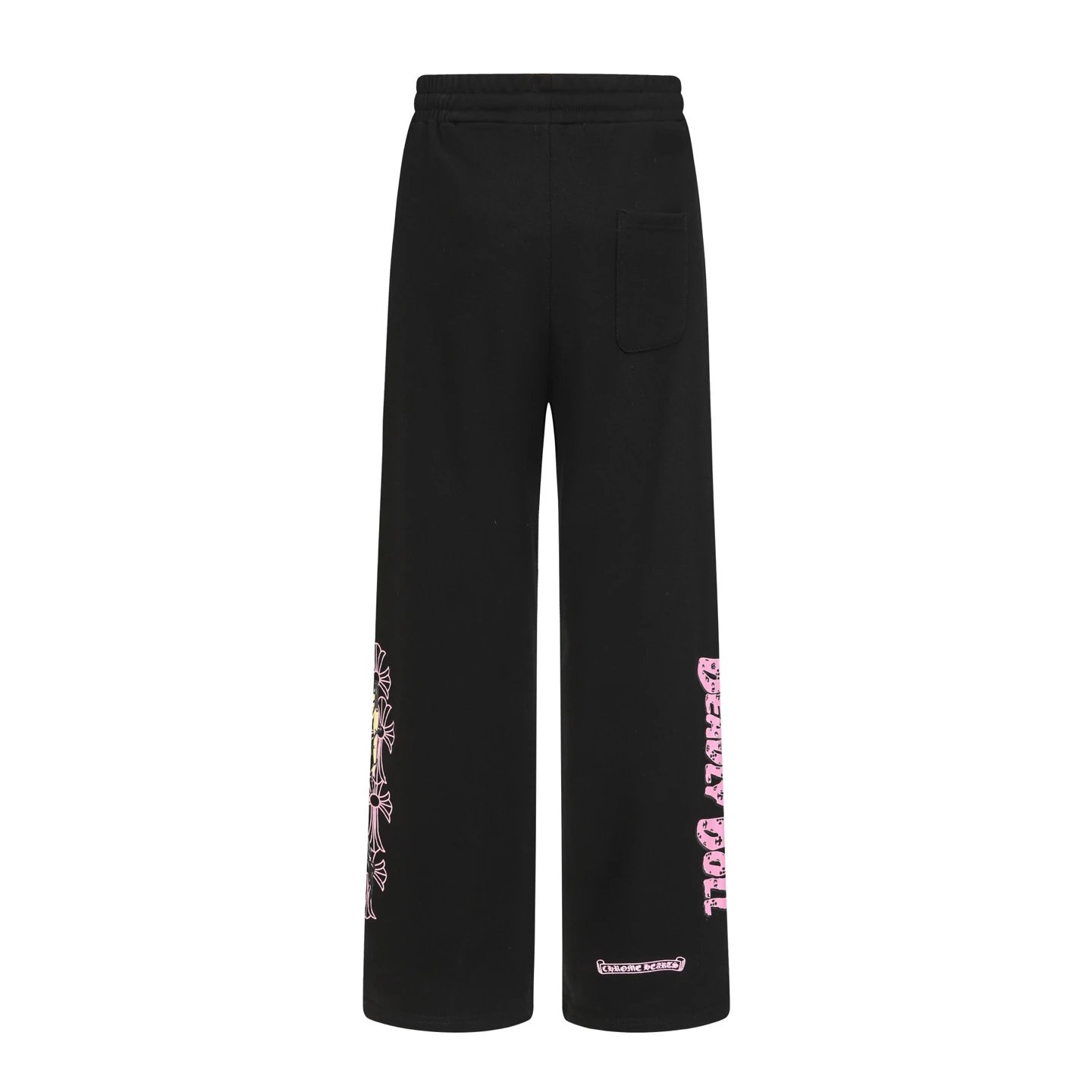 Chrome Hearts Trousers Drawstring wide-leg with cross graphics image 3
