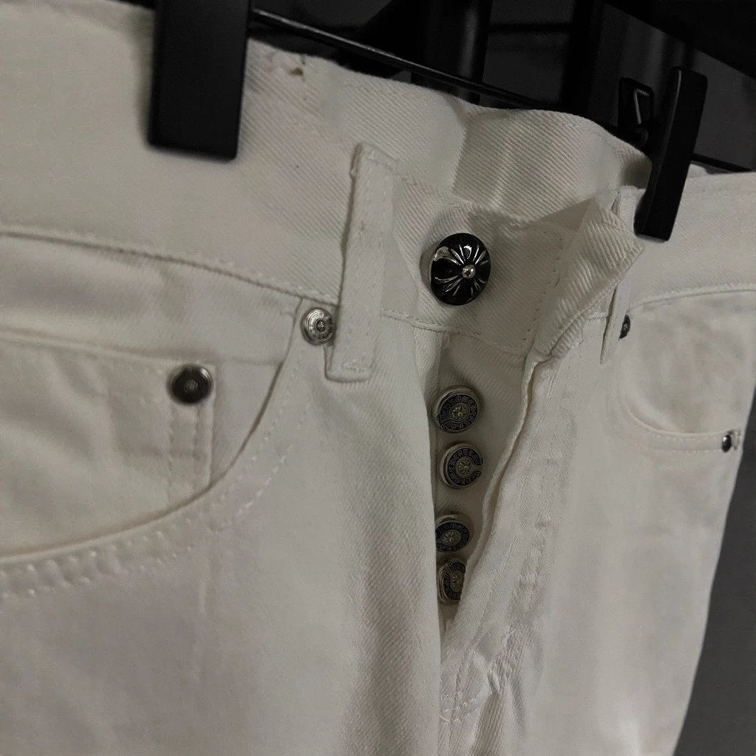 Unbranded Jeans Straight-Leg with Cross Appliqué image 3