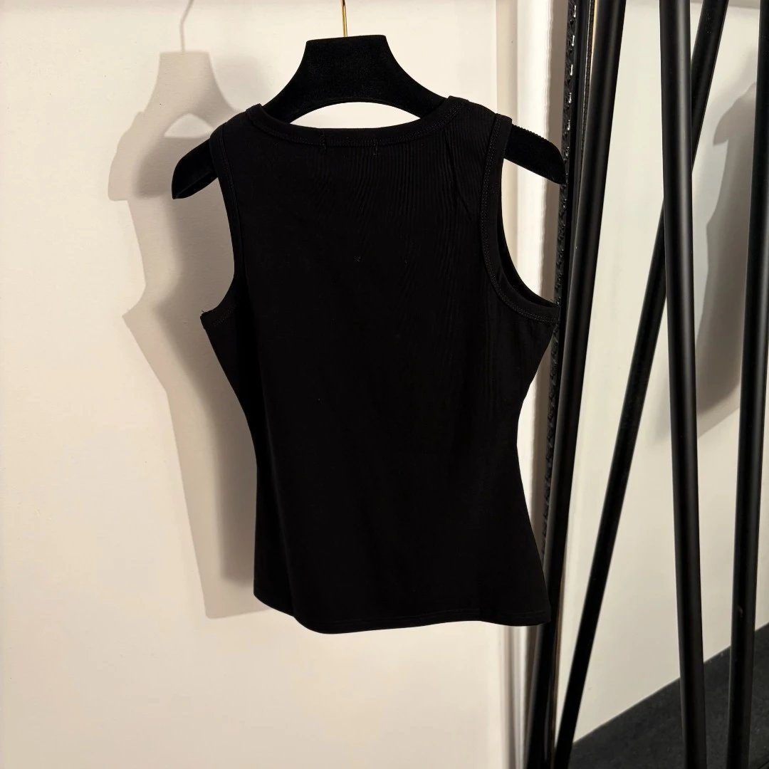 Versace Vests Logo-print sleeveless tank top image 4