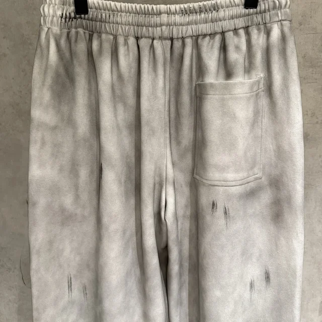 Unbranded Trousers Wide-Leg Drawstring with Cross Appliqué and Distressed Print product detail image 5