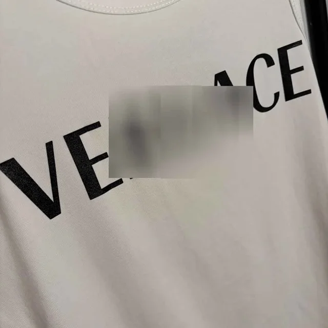 Versace Vests Logo-print sleeveless tank top product detail image 8