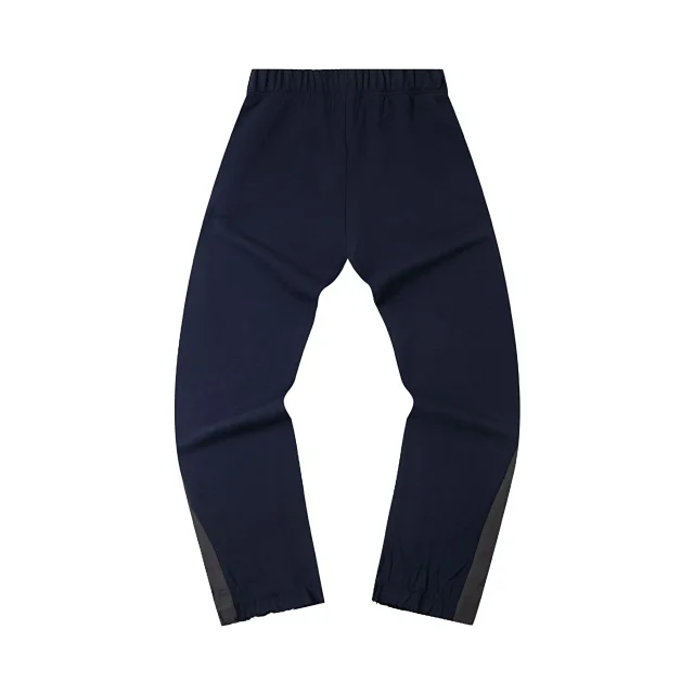 Unbranded Trousers Color-Block Elastic-Cuff Joggers with Printed Text product detail image 4