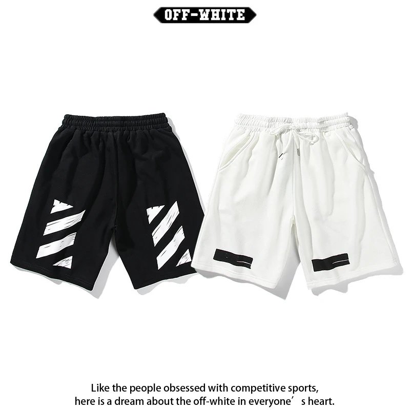 Off-White Shorts Drawstring graphic-print image 5