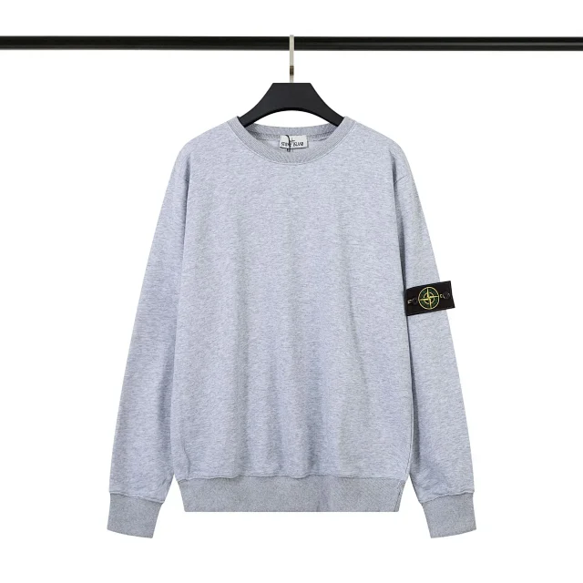 Stone Island Hoodies & Sweatshirts Crewneck Sweatshirt with Compass Badge product detail image 19