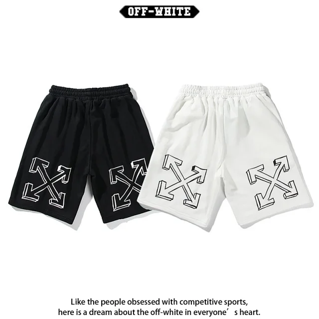 Off-White Shorts Drawstring graphic-print product detail image 4