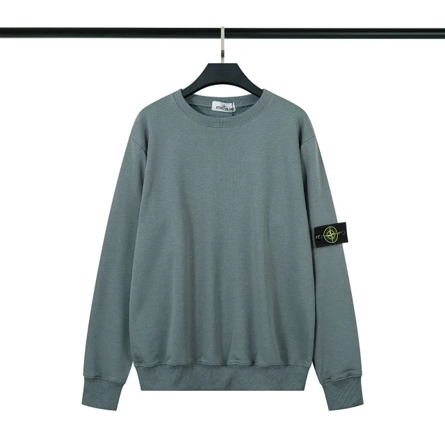 Stone Island Hoodies & Sweatshirts Crewneck Sweatshirt with Compass Badge product detail image 23