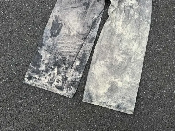 Acne Studios Distressed Washed Denim Jeans Gray - 18