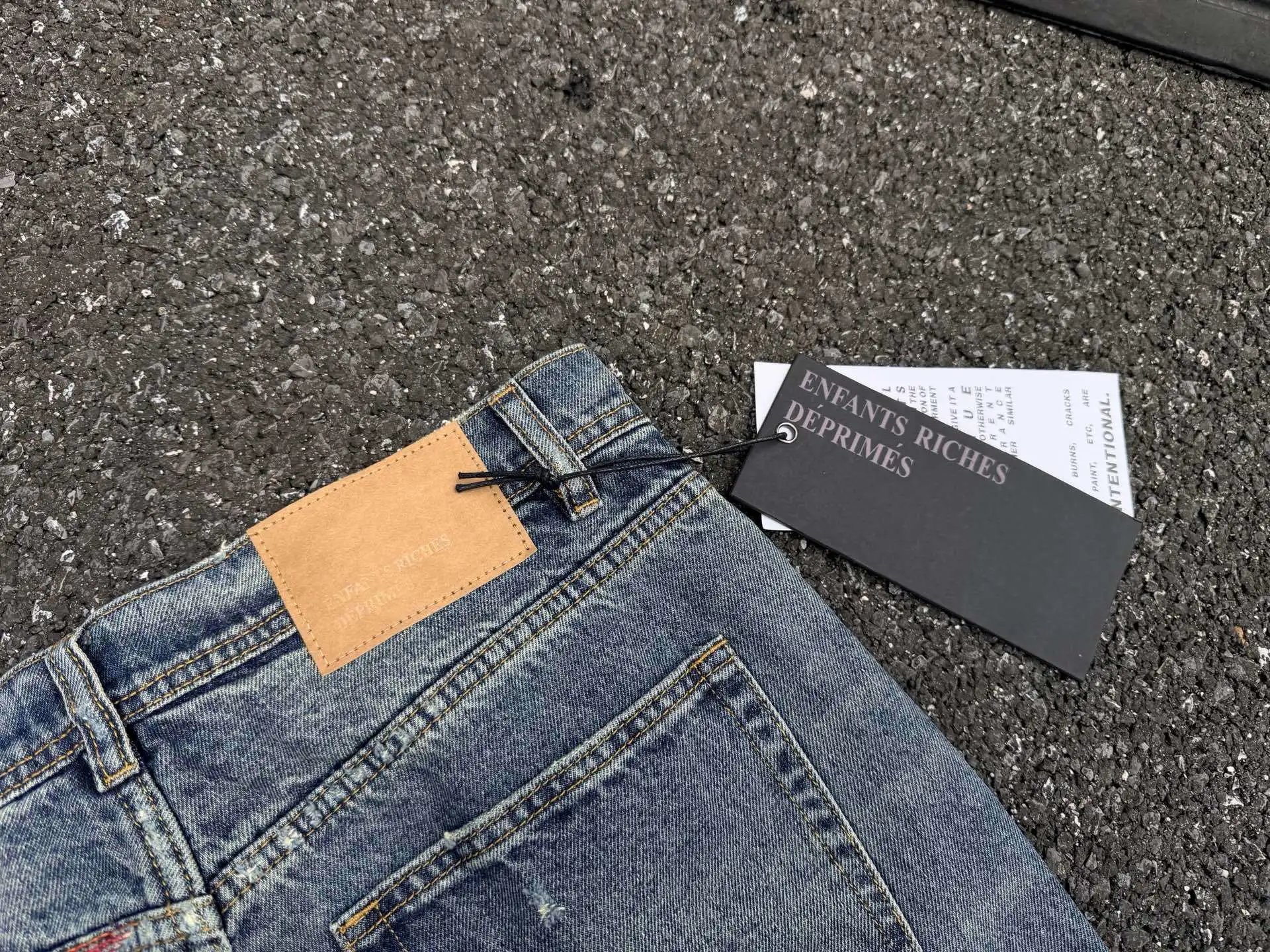 Denim Tears Patchwork Distressed Straight-Leg Jeans - 20