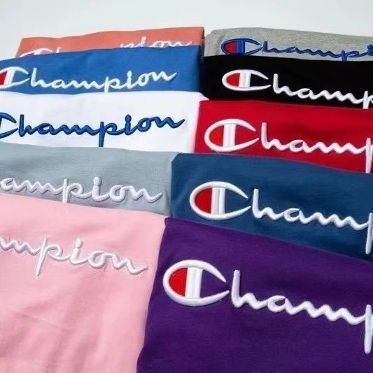 Champion T-Shirts Embroidered logo short-sleeve crewneck image 3