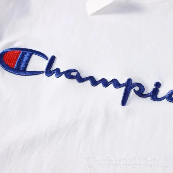 Champion Script Logo Yellow T-Shirt - 13