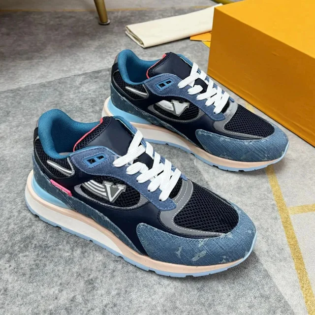 Unbranded Sneakers Chunky mesh color-block with V-shaped side emblem product detail image 1