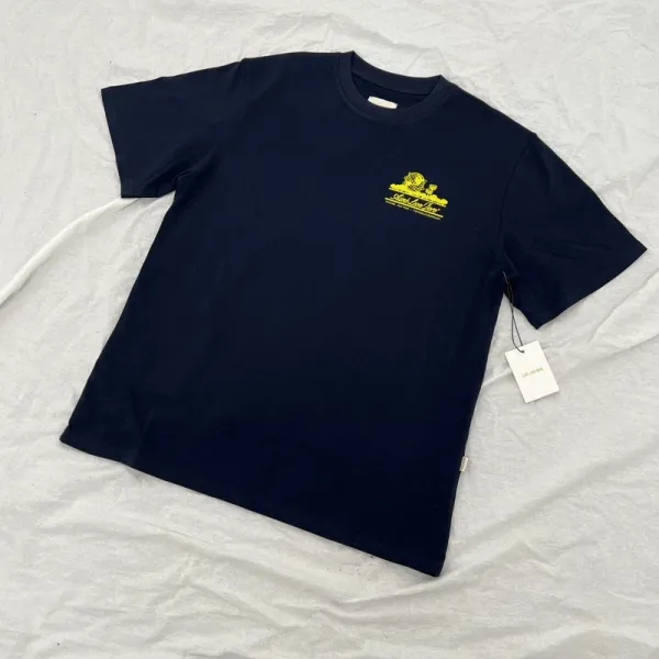 Aimé Leon Dore Rose Embroidered Beige T-Shirt - 29