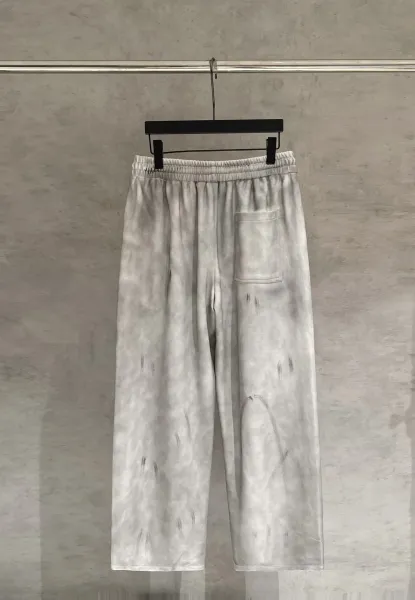Chrome Hearts Triple Cross Embroidered Acid Wash Sweatpants Gray - 5