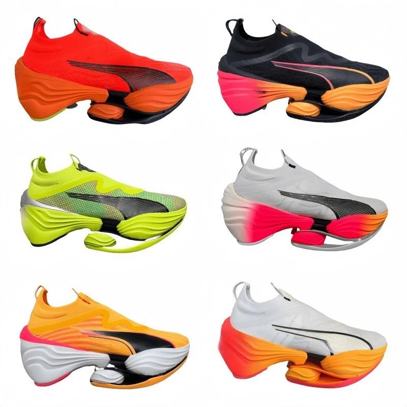Puma Sneakers Slip-On Knit Running with Sculpted Platform Sole image 1