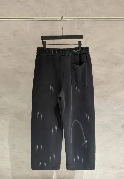 Chrome Hearts Triple Cross Embroidered Acid Wash Sweatpants Gray - 12