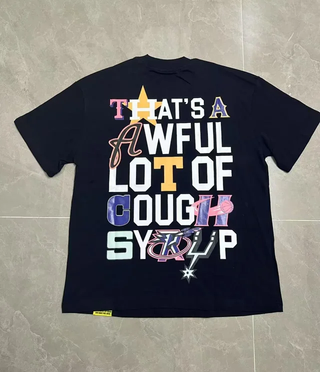 That's a Awful Lot of Cough Syrup T-Shirts Short-Sleeve Slogan Graphic product detail image 20