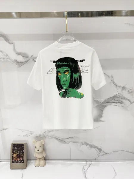 Off-White '99' Impressionism Graphic T-Shirt Black - 15