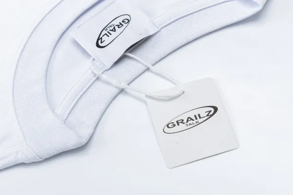GRA Collage Print White T-Shirt - 21