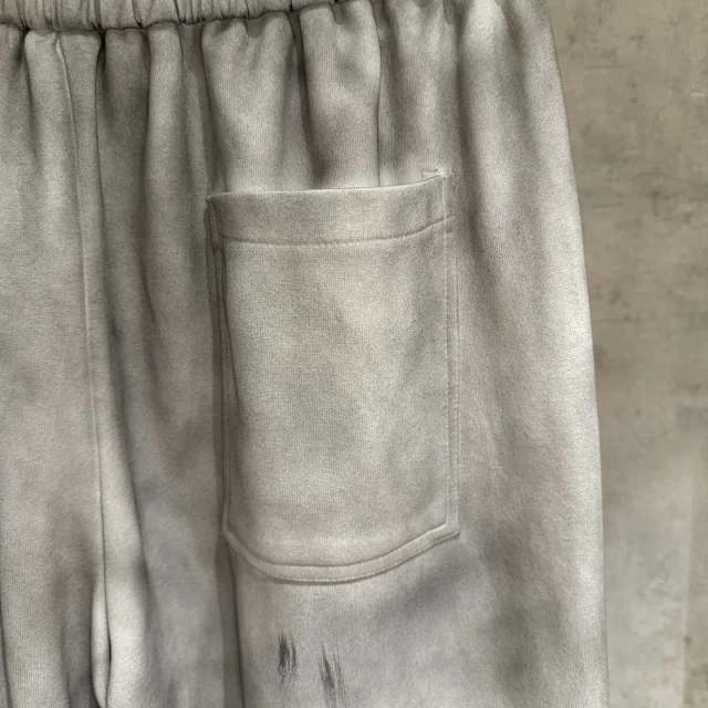Unbranded Trousers Wide-Leg Drawstring with Cross Appliqué and Distressed Print product detail image 7