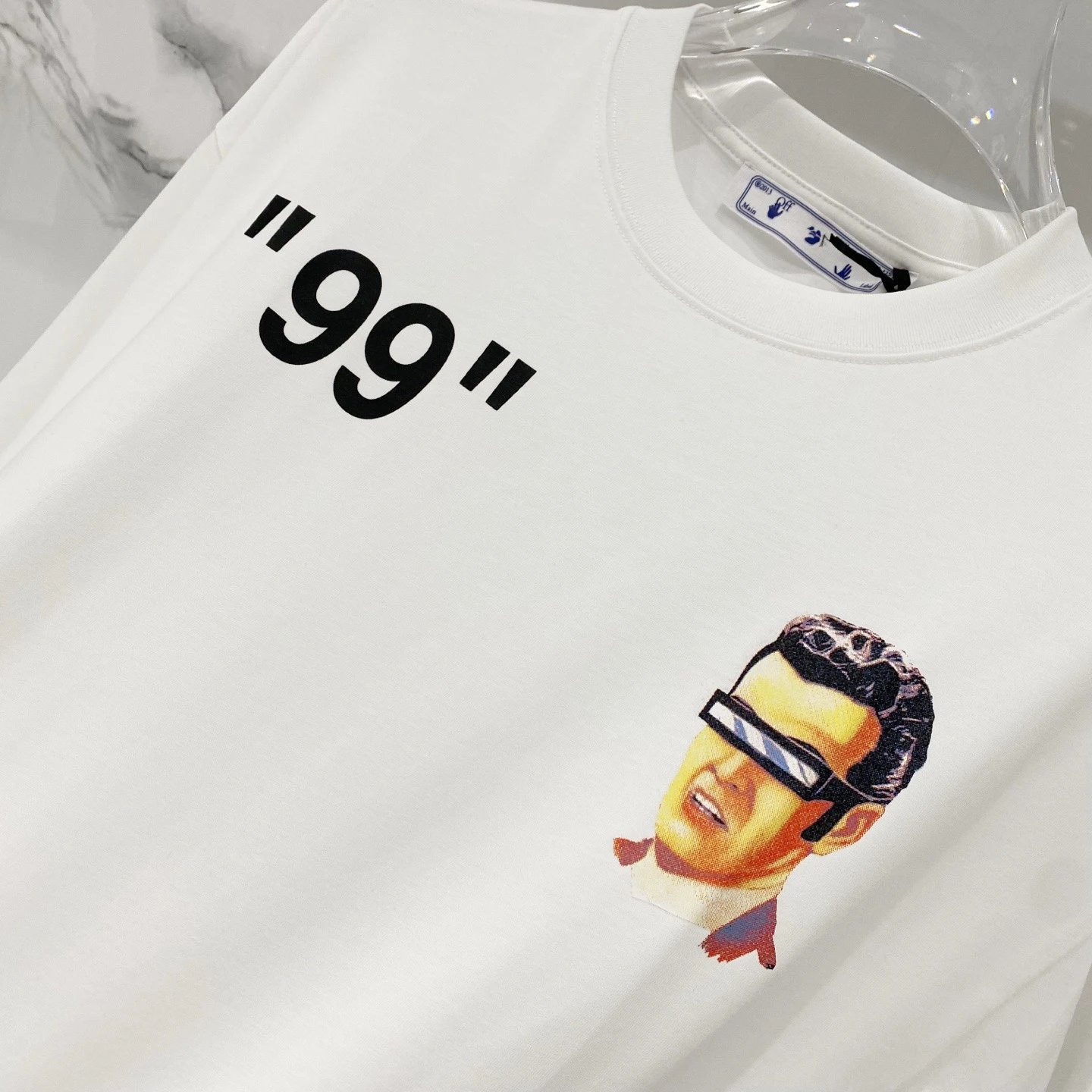 Off-White '99' Impressionism Graphic T-Shirt Black - 19