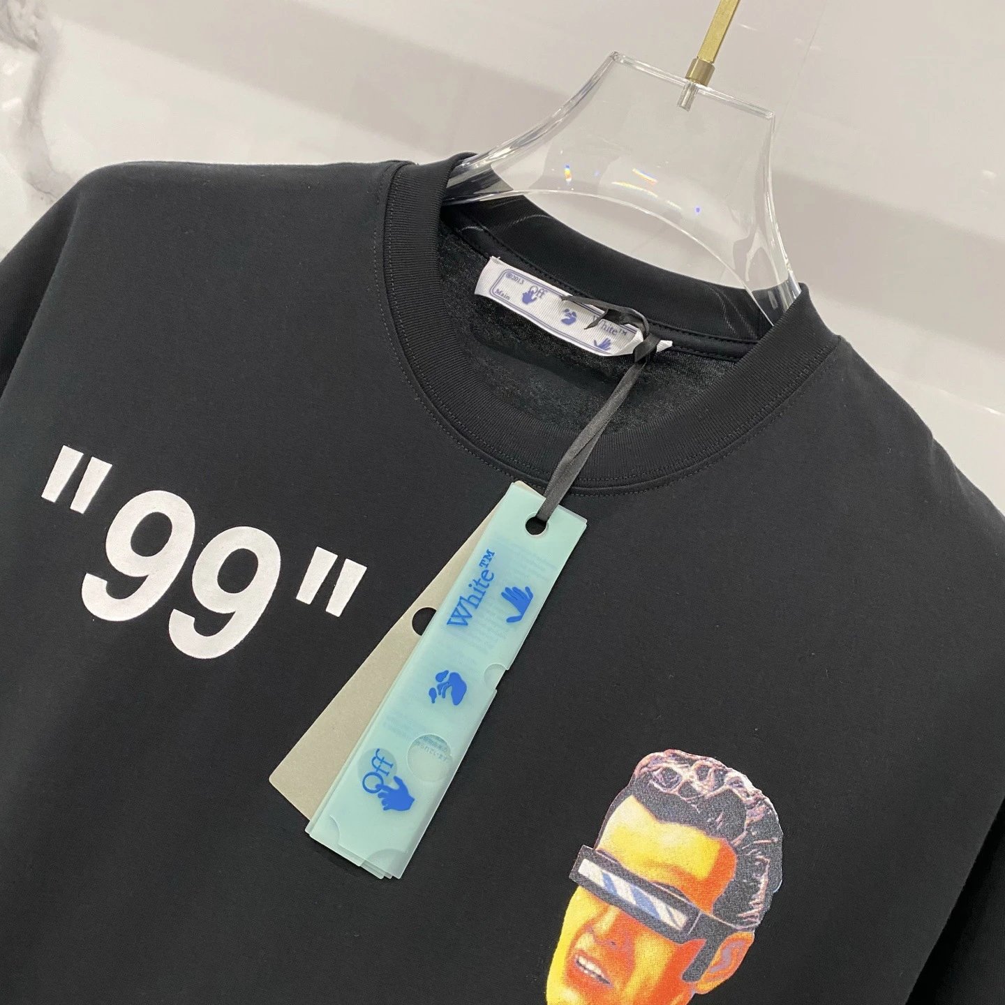 Off-White '99' Impressionism Graphic T-Shirt Black - 27